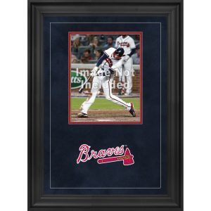Atlanta Braves Deluxe Framed 8" x 10" Vertical Photograph Frame with Team Logo