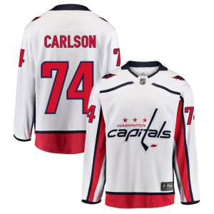 Washington Capitals Fanatics Away Breakaway Jersey - John Carlson - Mens