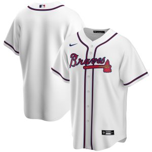Atlanta Braves Nike Official Replica Home Jersey - Mens