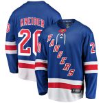 New York Rangers Fanatics Home Breakaway Jersey - Blue - Chris Kreider - Mens