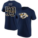 Nashville Predators Iconic Name & Number Graphic T-Shirt - Navy - Josi 59 - Mens
