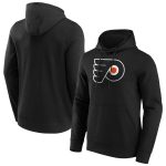 Philadelphia Flyers Iconic Primary Colour Logo Graphic Hoodie - Black - Mens