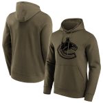 Vancouver Canucks Iconic Preferred Logo Graphic Hoodie - Khaki - Mens