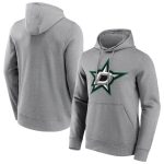 Dallas Stars Iconic Primary Colour Logo Graphic Hoodie - Sports Grey - Mens