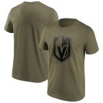 Vegas Golden Knights Iconic Preferred Logo Graphic T-Shirt - Khaki - Mens