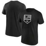 Los Angeles Kings Iconic Primary Colour Logo Graphic T-Shirt - Black - Mens