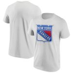 New York Rangers Iconic Logo Graphic T-Shirt - White - Mens