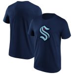 Seattle Kraken Iconic Primary Colour Logo Graphic T-Shirt - Navy - Mens