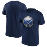 Buffalo Sabres Iconic Primary Colour Logo Graphic T-Shirt - Navy - Mens