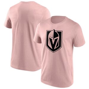 Vegas Golden Knights Fashion Colour Logo T-Shirt - Pink - Mens