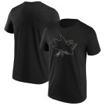 San Jose Sharks Edge T-Shirt - Black - Mens