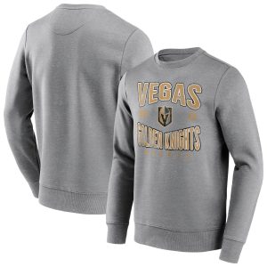 Vegas Golden Knights Wave Off Vintage Crew Sweatshirt - Sports Grey - Mens