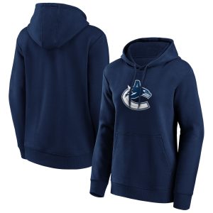 Vancouver Canucks Primary Logo Graphic Hoodie - Womens