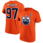 Edmonton Oilers Iconic Name & Number Graphic T-Shirt - Connor McDavid 97 - Mens