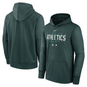 Athletics Nike Authentic Collection Pre Game Therma Hoodie - Mens