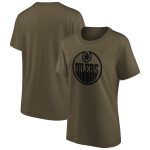 Edmonton Oilers Mono Logo Graphic T-Shirt Womens