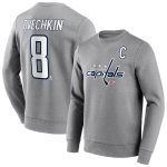 Washington Capitals Name & Number Graphic Crew Sweatshirt - Ovechkin 8 - Mens