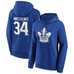 Toronto Maple Leafs Name & Number Graphic Hoodie - Matthews 34 -Womens