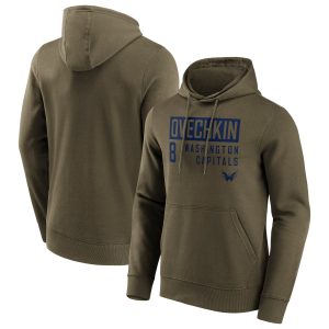 Washington Capitals Fashion Name & Number Hoodie -- Ovechkin 8 - Mens