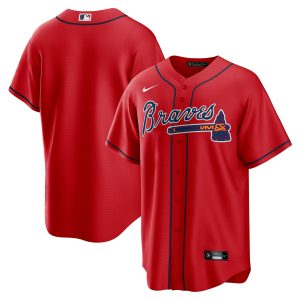 Atlanta Braves Nike Official Replica Alternate Jersey - Mens