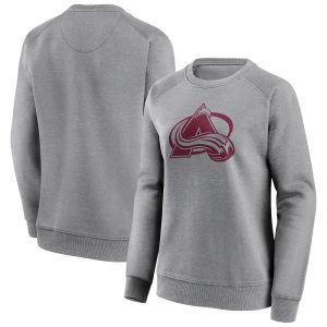 Colorado Avalanche Mono Logo Graphic Crew Sweatshirt - Female