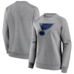 St. Louis Blues Mono Logo Graphic Crew Sweatshirt - Female