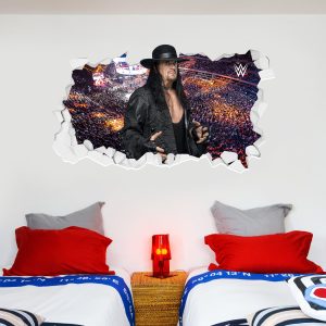 WWE The Undertaker Broken Wall Sticker – 60cm x 35cm height WWE The Undertaker Broken Wall Sticker - 60cm x 35cm height