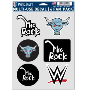 WWE The Rock 6pk Fan Decal