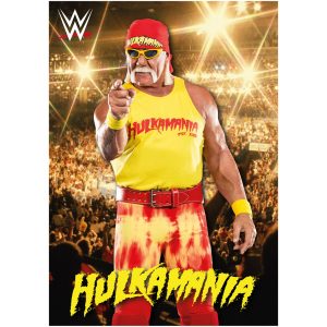 WWE Hulk Hogan Crowd Poster- Unframed A3