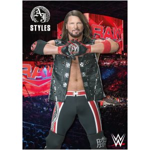 WWE AJ Styles Crowd Poster - Unframed A2