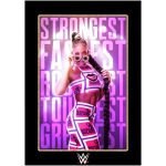 WWE Bianca Belair Strongest Graphic Poster- Unframed A3