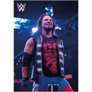 WWE AJ Styles In Ring Poster - Unframed A2