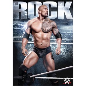 WWE The Rock in Ring Poster - Unframed A3