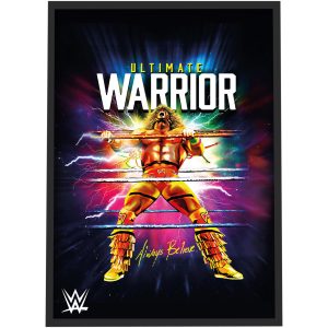 WWE Ultimate Warrior Always Believe Poster - Framed A3