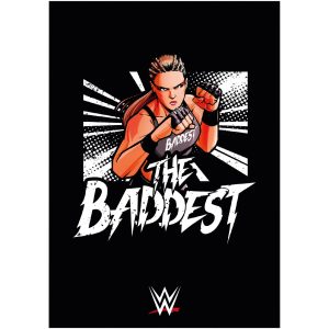 WWE Ronda Rousey the Baddest Poster- Unframed A3