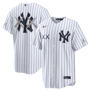 Men's Nike x KAWS White New York Yankees Stadium Jersey