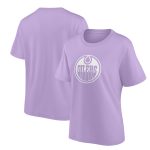 Edmonton Oilers Mono Logo Graphic Oversized T-Shirt - Womens