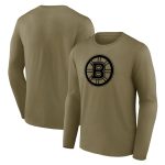 Boston Bruins Mono Logo Graphic Long Sleeve T-Shirt - Mens