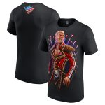 WWE Cody Rhodes Portrait T-Shirt - Black - Mens