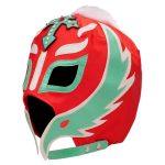 WWE Rey Mysterio Replica Mask & Arm Tassel Set - Red/Green