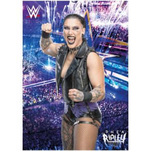 WWE Rhea Ripley Crowd Poster - Unframed A3