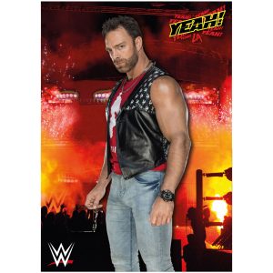 WWE LA Knight Crowd Poster - Unframed A2