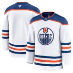 Edmonton Oilers Fanatics Branded Away Premium Jersey - Mens - White
