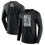 WWE CM Punk Hell Froze Over Long Sleeve T-Shirt - Black - Mens