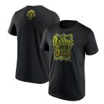 WWE Randy Orton Daddy's Back Snakeskin T-Shirt - Black - Mens