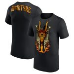 WWE Drew McIntyre Dragon Flames T-Shirt - Black - Mens