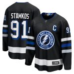 Tampa Bay Lightning Fanatics Replica Alternate Breakaway Jersey - Black - Steven Stamkos - Mens