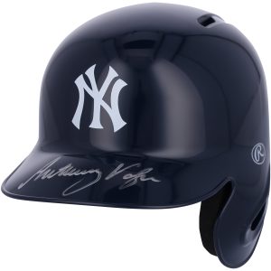 Anthony Volpe New York Yankees Autographed Mini Batting Helmet