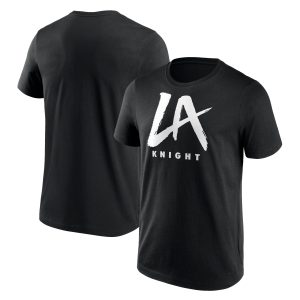 LA Knight Logo T-Shirt - Black - Mens
