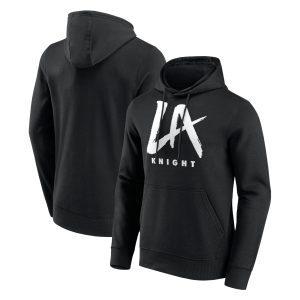 WWE LA Knight Logo Hoodie - Black - Mens